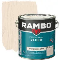Rambo Pantserlak Vloer Transparant Zijdeglans Whitewash 0777 2,5 LTR