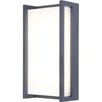Lutec buitenlamp Qubo antraciet