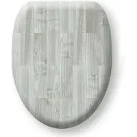 Tiger Toiletzitting Titan Comfort Feel Softclose Houtstructuur Grijs