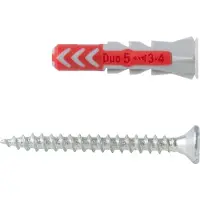 Fischer 534996 DuoPower 5 x 25 S K NV Pluggenset 25 mm 5 mm 1 set(s)
