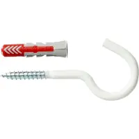 Fischer DuoPower 10x50 met nylon grote haak (blister)