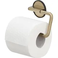 Tiger WC Rolhouder Tune Messing Geborsteld Zwart