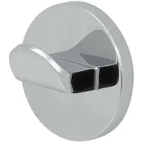 Tiger Noon - Handdoekhaak klein Ø 3.4 cm - Zonder boren - Zelfklevend met 3M tape - Chroom