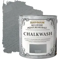 Rust-Oleum muurverf Chalkwash donker beton 2,5 liter