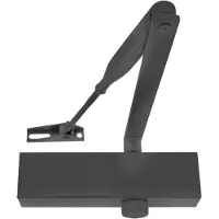 Starx deurdranger - 60-85 kg - mat zwart - aluminium