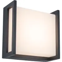 Lutec Moderne wandlamp Qubo antraciet