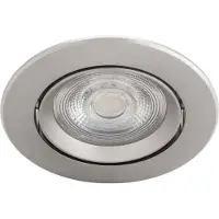 Philips Inbouwspot Sparkle, Inbouwspots, Niet vervangbare lampen, LED, 2700 K, 350 lm, Nikkel
