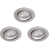 Philips Sparkle inbouwspot - 3-lichts - nikkel
