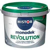 Histor Monodek Revolution Muurverf | Matte Muur- en Plafondverf 5 LTR - Wit