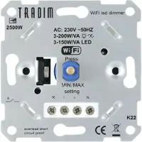 Tradim Wifi muurdimmer 3-200W/VA