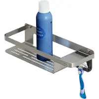 Tiger Caddy - Doucherek - Douchemand met haak 32 cm - RVS geborsteld
