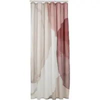 Sealskin Douchegordijn Earth 180x200cm Polyester Donkerroze/ Off-white