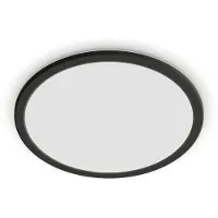 Philips Plafondlamp Superslim Zwart Ø25cm 15w