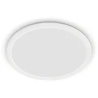Philips SuperSlim badkamer plafondlamp - wit - rond - 15 W
