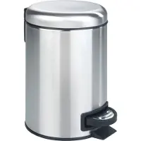 Wenko Leman afvalemmer 3 liter RVS mat