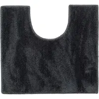 Sealskin Toiletmat Doux - Polyester - Met Antislip - Donkergrijs