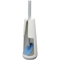 Tiger Tess - WC borstel met houder - vrijstaand - met Swoop borstel flexibel - Wit / Lichtgrijs