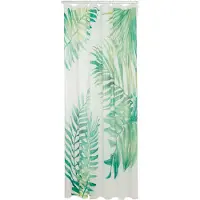 Sealskin Leaves Douchegordijn 180x200 cm - Peva - Groen / Wit