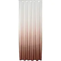 Sealskin Blend Douchegordijn 180x200 Cm Polyester Donkerroze / Wit