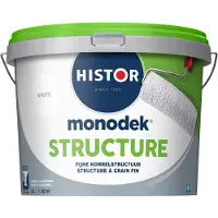 Histor Monodek Structuur Muurverf 5 LTR - Wit