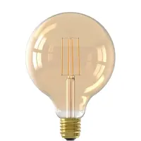 Calex LED lamp | E27 | Globe G125 | Goud | 2100K | Dimbaar | 4.5W