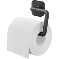Tiger Toiletrolhouder Carv - Rvs/zamak/abs - Zwart