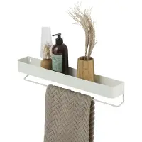 Sealskin Brix - Wandrek met handdoekrek - 55 cm - L - Wit
