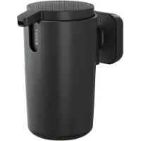 Tiger Carv - Zeepdispenser Wandmontage 175 ml - Zonder boren - Boren of lijmen - Zwart
