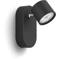Philips Zwarte led wandspot Star