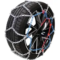 Carpoint Sneeuwkettingen RVX-235 – 16mm – Set van 2 – Kruisspoor – Voor SUV & 4x4 – Met Tas & Accessoires