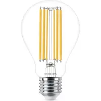 Philips 6x LED lamp E27 | Peer A67 | Filament | Helder | 2700K | 13W (120W)