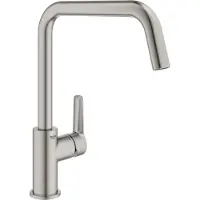 GROHE QuickFix Start verhoogde keukenmengkraan hoek supersteel