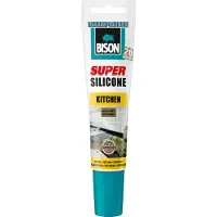 Bison Siliconenkit Super Silicone Kitchen - Transparant - Schimmelwerend - 150ml