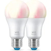 WiZ Connected WiZ smart lamp - Gekleurd en wit licht - E27 - 2-pack