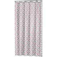 Sealskin Douchegordijn Diamonds 180x200 cm Roze