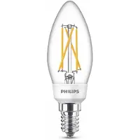Philips Ledfilamentlamp Kaars Sceneswitch - D3,6cm - Warm Wit - E14 - 5w