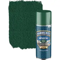 Hammerite metaallak spuitbus donkergroen hamerslag 400 ml