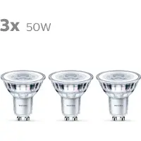 Philips GU10 LED spot | 4000K | 4.6W (50W) | 3 stuks