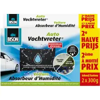 Bison Vochtvreter auto | | 2 stuks (Herbruikbaar, 300 gram)