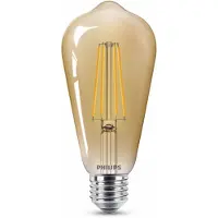 Philips filamentlamp amber 40W ST64 E27 - 7 W - 470 lm - 1800 K