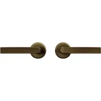 Axa Deurbeslag | Deurklink | | Blok (Rond rozet, Aluminium, Brons)