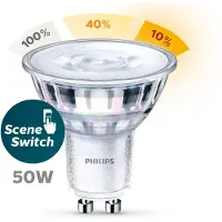 Philips Spot SceneSwitch - 50 W - GU10 - warmwit licht