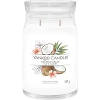 Yankee candle 4x Geurkaars Large Jar Coconut Beach Signature 567 gr