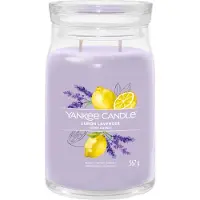 Yankee candle 4x Geurkaars Large Jar Lemon Lavender Signature 567 gr
