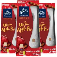 Glade 3x Automatic Spray Houder Warm Apple Pie 269 ml