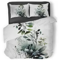 Eleganzzz Dekbedovertrek Micropercal Green Oasis - green 240x200/220cm