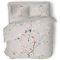 Eleganzzz Dekbedovertrek Micropercal Spring Breeze - pink 240x200/220cm