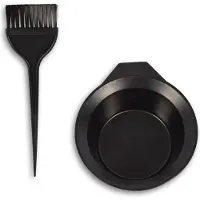 Discountershop Haarverfbak Zwart - Compleet met Mengspatel en Haarverfborstel - Duurzaam Haartint Mengbakje - Perfect voor Thuis en Salon