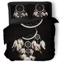 Eleganzzz Dekbedovertrek Micropercal Catch the Dream - black 240x200/220cm