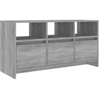 vidaXL Tv-meubel 102x37,5x52,5 cm bewerkt hout grijs sonoma eikenkleur
